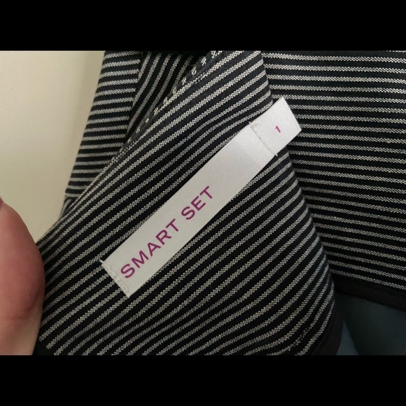 Smart Set Lined and Striped Pencil Skirt size 1 - Picture 5 of 7